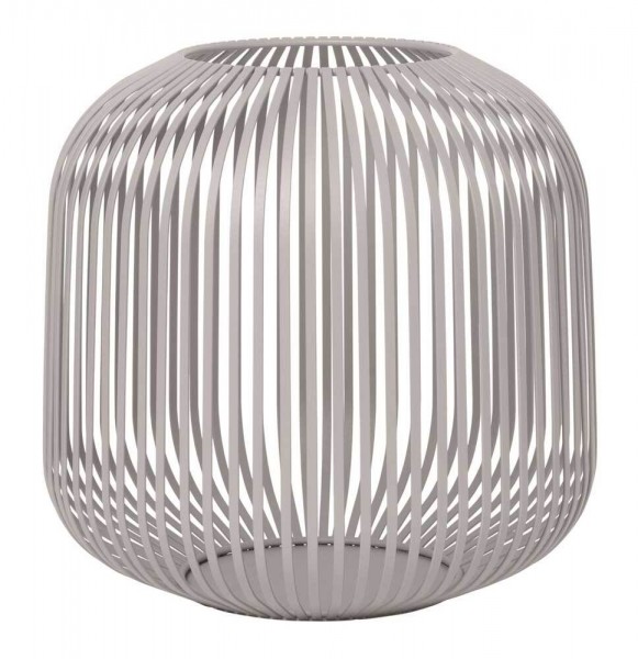 blomus Laterne LITO grau Windlicht Mourning Dove