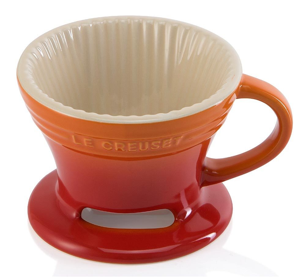 Le Creuset Kaffee-Filter Steinzeug Ofenrot 300ml Le Creuset Kaffee-Filter Steinzeug Ofenrot 300ml