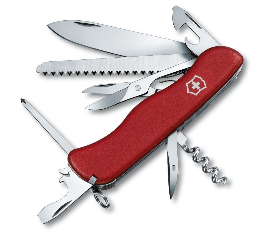 Victorinox Outrider Rot Schweizer Taschenmesser feststellbar - 14 Funktionen