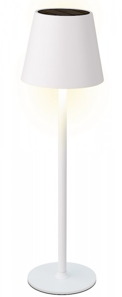 Solar Tischleuchte Outdoor Dimmbar Weiß USB Kalt u. Warmweiß Touch Innen Außen