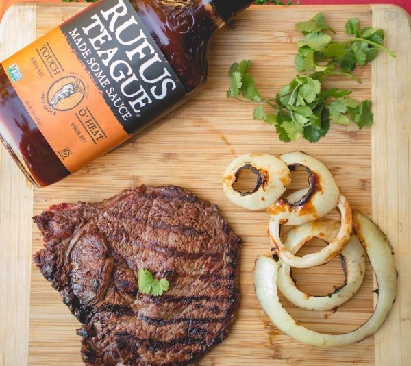 Rufus Teague Touch O' Heat BBQ Sauce Grillsauce Mild-Scharf 423 g