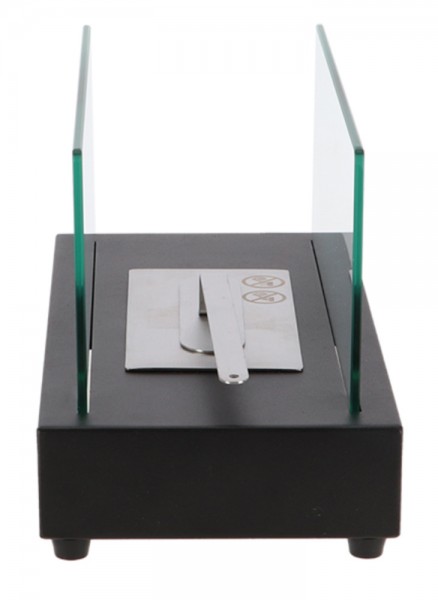 Esschert Design Tischkamin Bio-Ethanol Tischfeuer Rechteckig Anthrazit