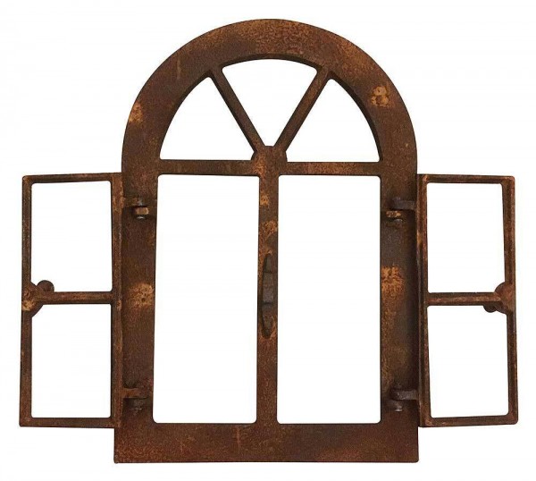 Stallfenster zum Öffnen Eisenfenster Rostig Nostalgie Fenster Rahmen Antik-Stil