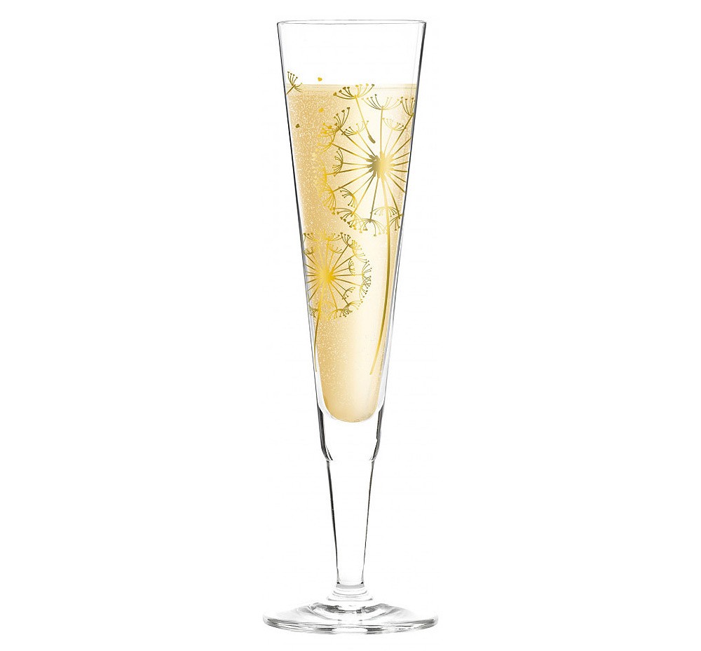 Ritzenhoff Champagnerglas mit Stoffserviette Champus Design A. Hilles F18