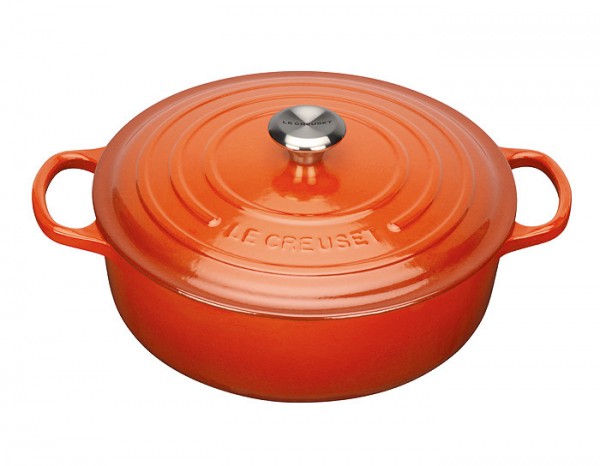 Le Creuset Gourmet-Bräter Signature Gusseisen Ofenrot 30cm