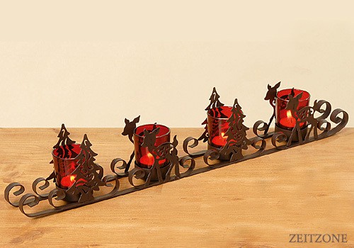 Herrlicher Teelichthalter Advent Weihnachten Landhaus |Kerzenständer |Kerzen & Kerzenhalter |Wohnen |ZEITZONE Shop
