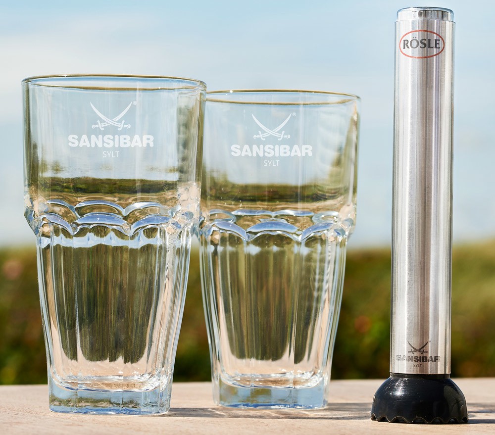 Rösle Caipirinha Set Sansibar 3-teilig Gläser & Stößel Rösle Caipirinha Set Sansibar 3-teilig Gläser & Stößel