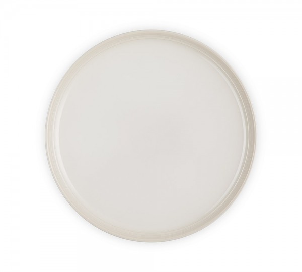 Le Creuset Frühstücksteller Coupe Steinzeug Meringue 22cm
