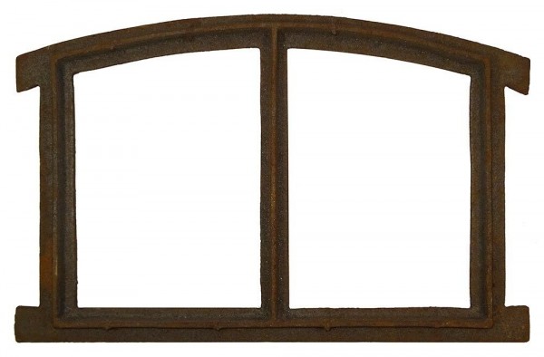 Stallfenster klein Gusseisen Rostig Giebelfenster Nostalgie Antik-Stil 27x42cm