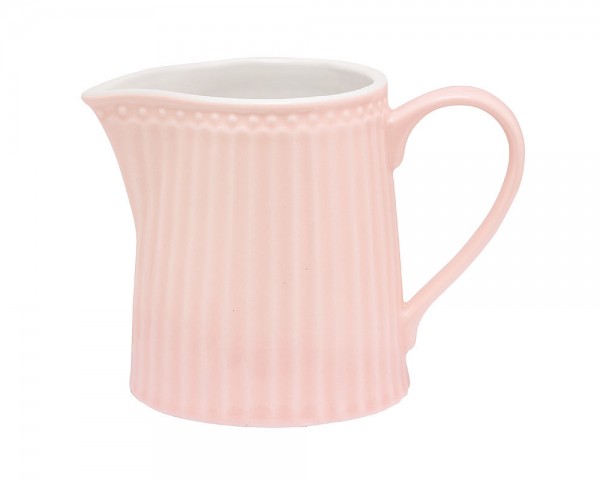 Greengate Milchkännchen Alice Pale Pink Steingut Rosa