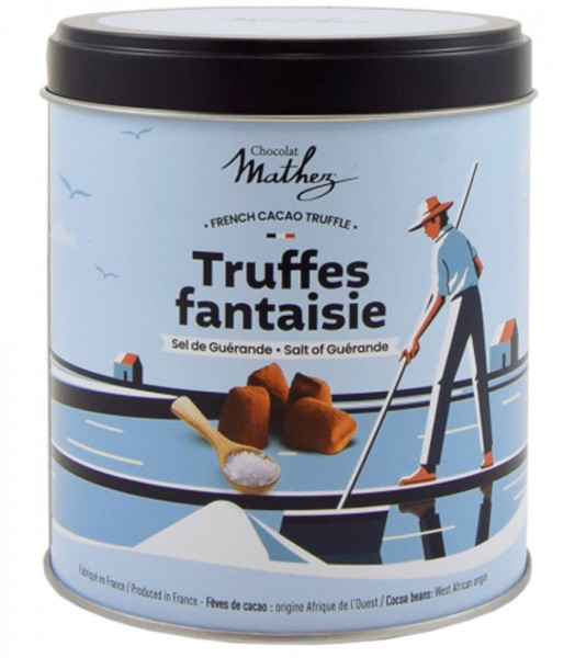 Mathez Truffes Fantaisie Schokoladentrüffel mit Guérande-Salz Konfekt 250g
