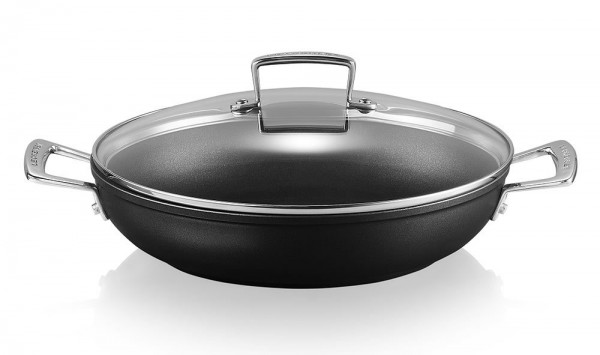 Le Creuset Profi-Pfanne Alu-Antihaft Glasdeckel 28cm