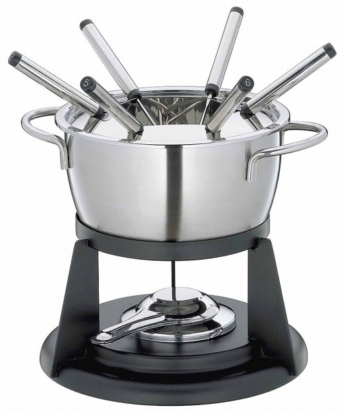 Küchenprofi Fondue Set ST. MORITZ Edelstahl