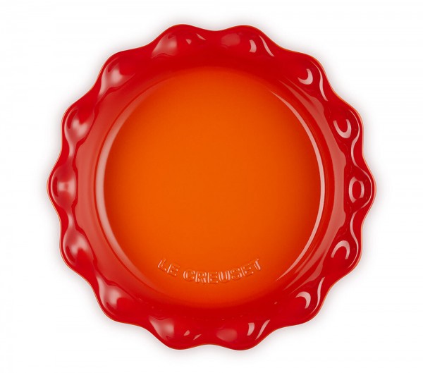 Le Creuset Pie-Form Kuchenform Steinzeug Ofenrot 23cm