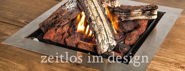 Happy Cocooning Feuertisch Einbaumodell quadratisch 480 x 480 x 240 mm