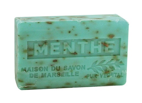 Provence Seife Menthe Broyee (Minze) - Karité 125g