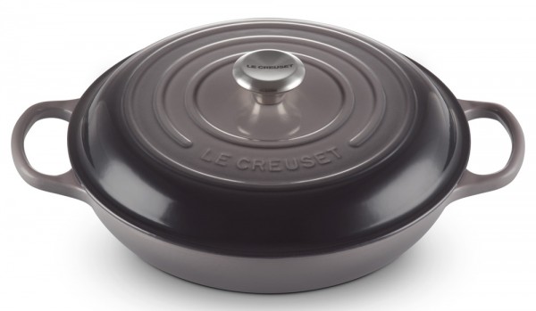 Le Creuset Gourmet-Profitopf Signature Gusseisen Flint Grau 30cm
