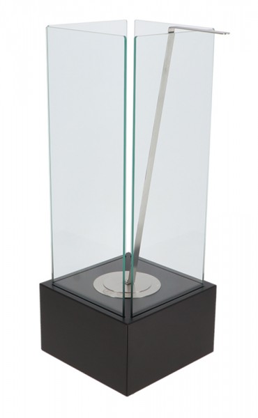 Esschert Design Bodenfeuer Bio-Ethanol Bodenkamin quadratisch Anthrazit 65cm