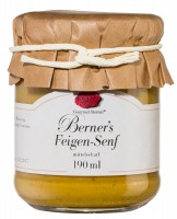 Gourmet Berner Feigen-Senf mittelscharf im Glas 190ml Gourmet Berner Feigen-Senf mittelscharf im Glas 190ml