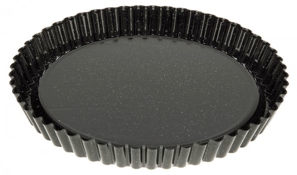 Riess Obsttortenboden Emaille Schwarz 30cm