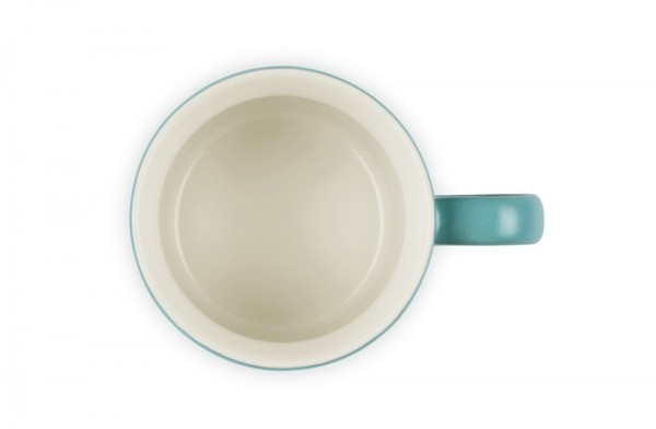 Le Creuset Tasse Becher Steinzeug Bleu Riviera Blau