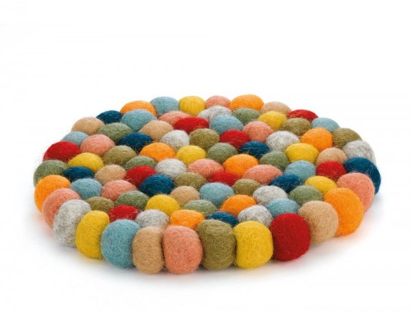 Cilio Untersetzer LANA COLORE rund Schafwolle 21cm