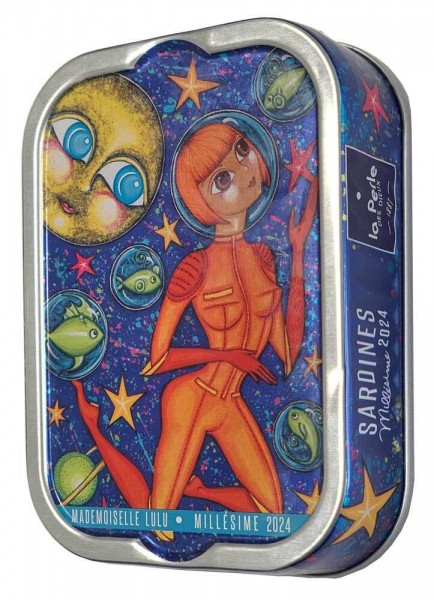 La Perle des Dieux Jahrgangssardinen Lulu 2024 in Olivenöl - Dose 115 g