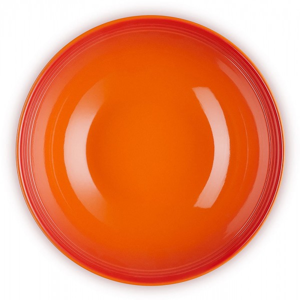 Le Creuset Salatschüssel Steinzeug Ofenrot 24cm