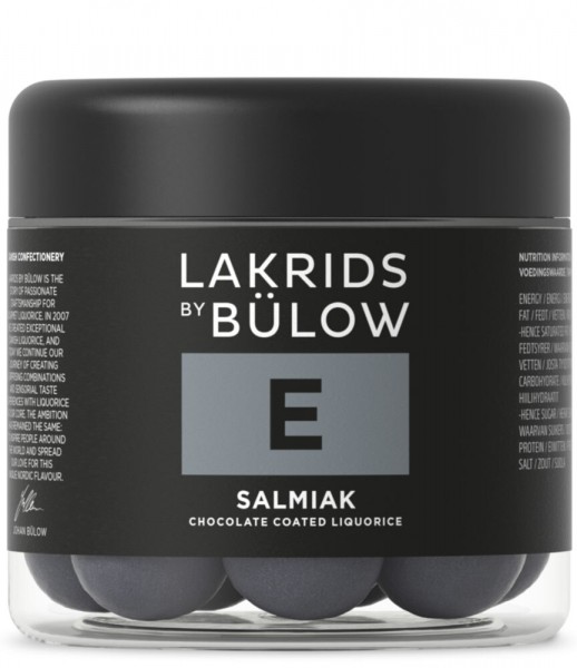 Lakrids by Bülow - E - Salmiak - Schokoladen-Lakritz