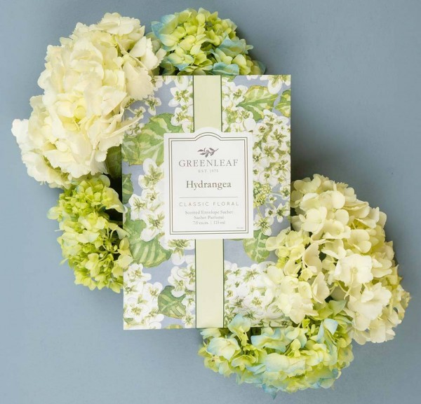Greenleaf Duft Sachet Hydrangea (Hortensie) Duftsäckchen Raumduft Large