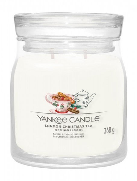 Yankee Candle Duftkerze Signature London Christmas Tea 368g