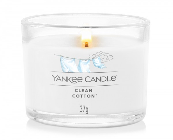 Yankee Candle Signature Votivkerze Clean Cotton 37g