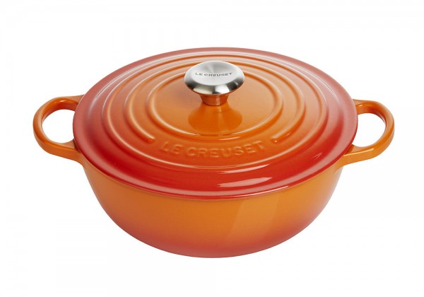 Le Creuset La Marmite Signature Familientopf Gusseisen Ofenrot 26cm