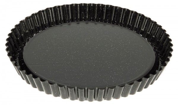 Riess Obsttortenboden Emaille Schwarz 30cm