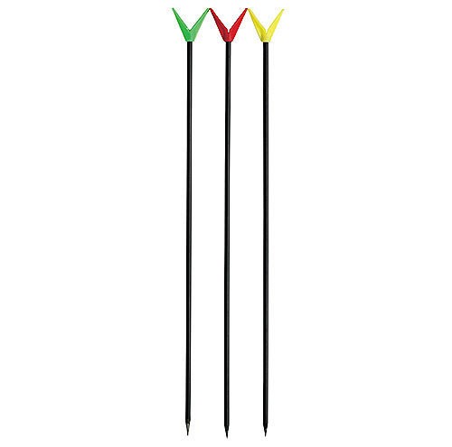 DAM Rutenhalter 3 Stück Rutenauflage Erdspeer Erdspieß 80cm DAM Rutenhalter 3 Stück Rutenauflage Erdspeer Erdspieß 80cm