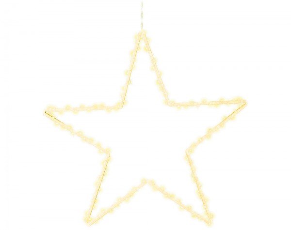 LED Weihnachtsstern Weihnachtsbeleuchtung Warmweiß Batterie Timer 8 Modi Outdoor