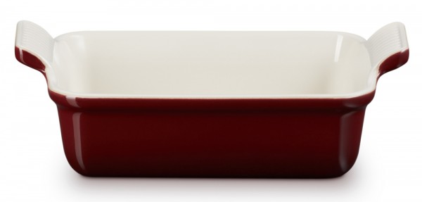Le Creuset Auflaufform Tradition Steinzeug Garnet (Rhone) Bordeaux-Rot