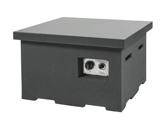 Happy Cocooning Deckel für Feuertisch gross quadratisch grau