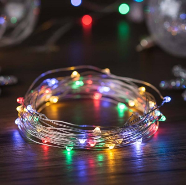 Solar Lichterkette Bunt Aussen 12M 200 LED Außen Wetterfest Outdoor für Balkon Garten Terrasse Campi