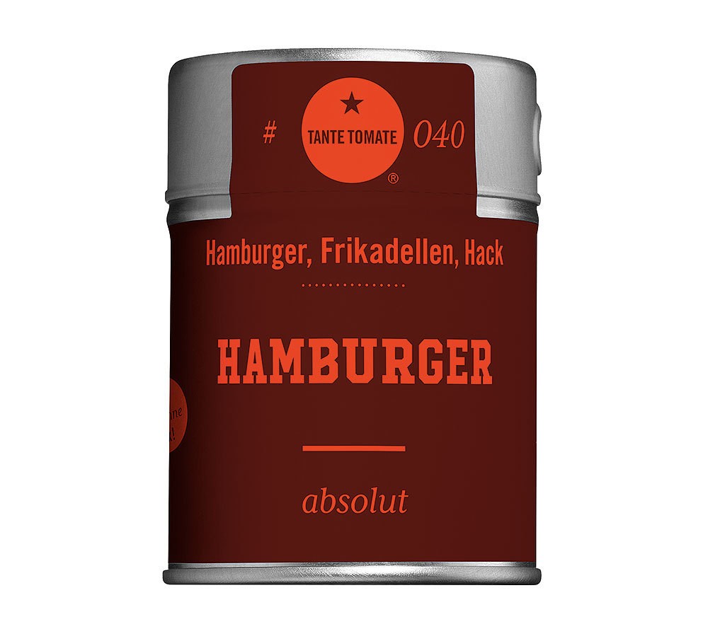 Tante Tomate - Hamburger - Hamburger, Frikadellen, Hack - Gewürzmischung 60g Tante Tomate - Hamburger - Hamburger, Frikadellen, Hack - Gewürzmischung 60g