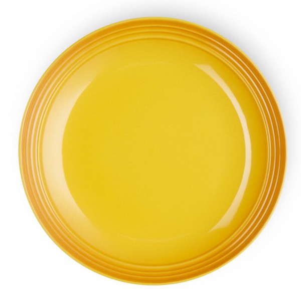 Le Creuset Suppenteller Steinzeug Nectar Gelb 22cm