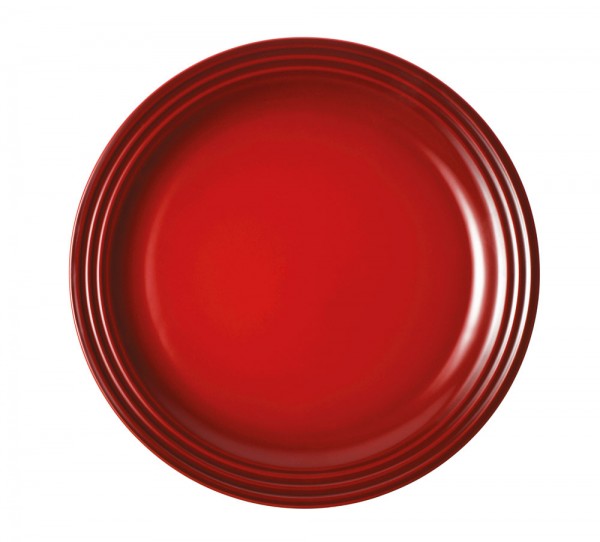 Le Creuset Speiseteller Steinzeug Kirschrot 27cm