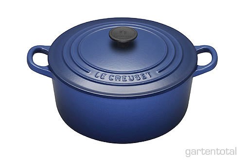Le Creuset Bräter Tradition Rund Guss Kobaltblau 26cm Le Creuset Bräter Tradition Rund Guss Kobaltblau 26cm