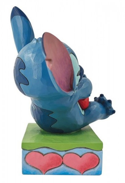 DISNEY Figur Stitch mit Herz Heart Struck Lilo & Stitch by Jim Shore 13 cm