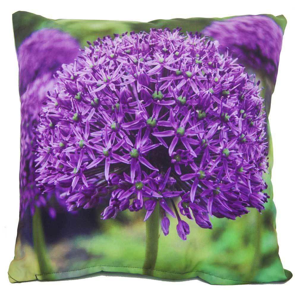 Outdoor Kissen Allium Lila Blume Gartenkissen Wasserabweisend Outdoor Kissen Allium Lila Blume Gartenkissen Wasserabweisend