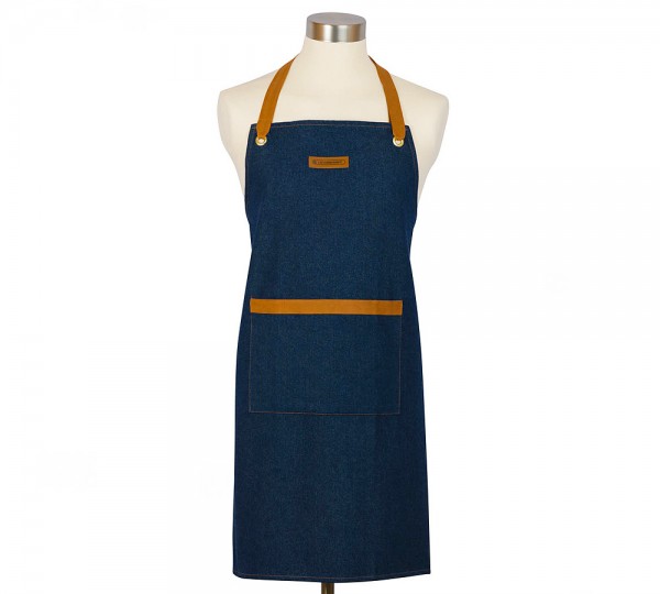 Le Creuset Küchen-Schürze Denim Jeans-Look