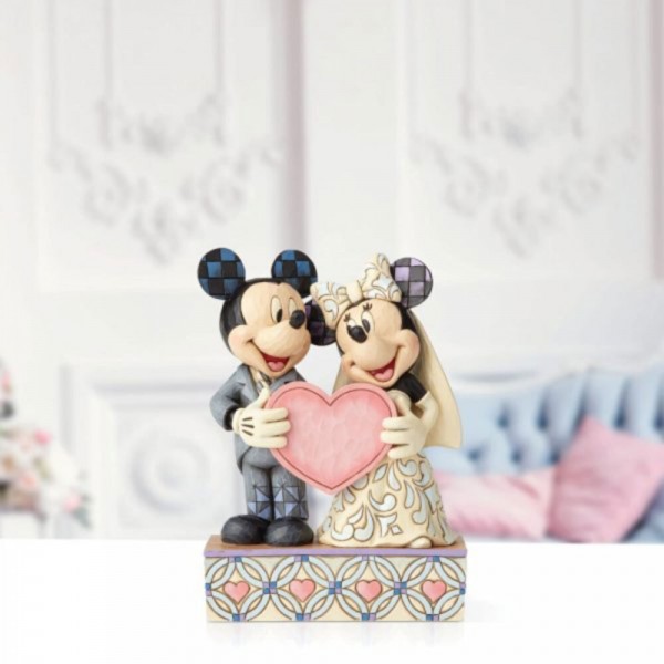 DISNEY Figur Mickey & Minnie Hochzeit Two Souls, One Heart by Jim Shore