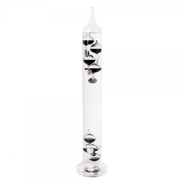Galileo Thermometer Galileisches Glasthermometer Flüssigkeitsthermometer 39cm