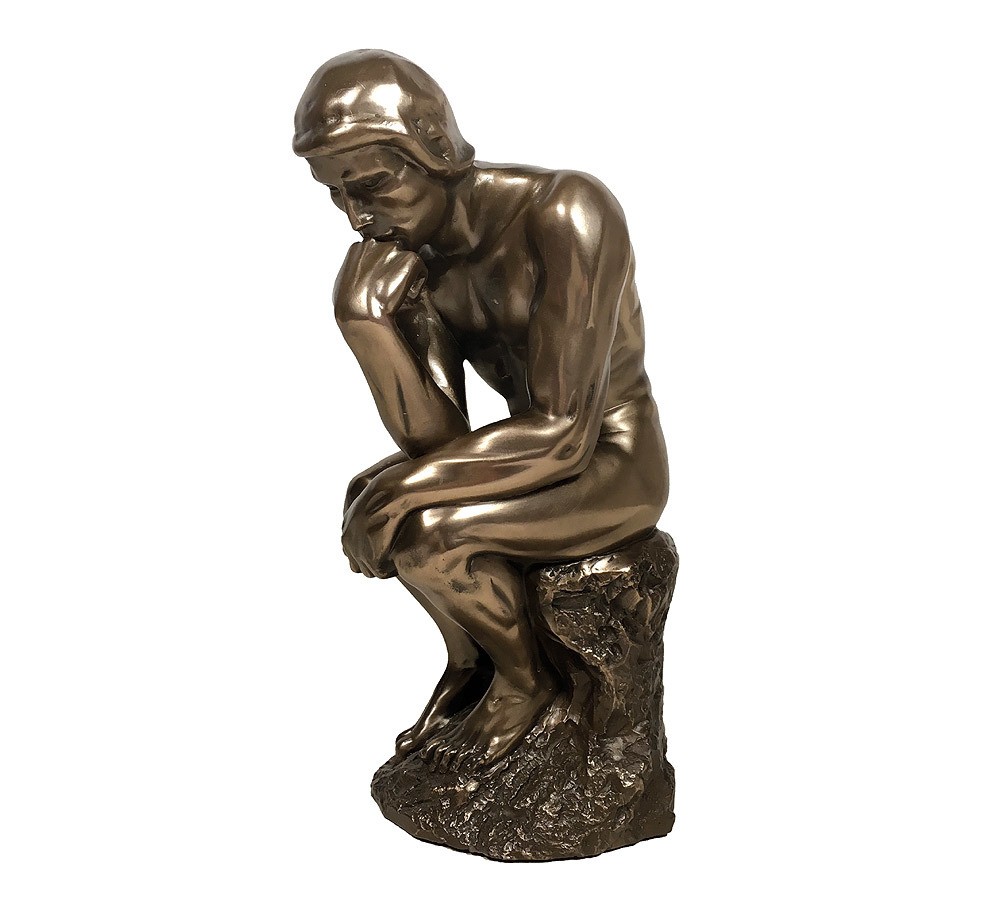 Skulptur "Der Denker" nach Auguste Rodin Figur 20cm