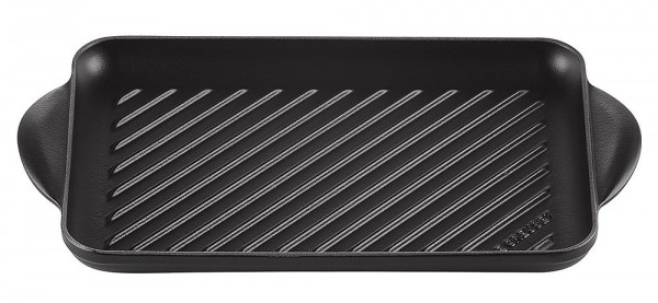 Le Creuset Grillplatte Rechteckig Gusseisen Schwarz 32cm